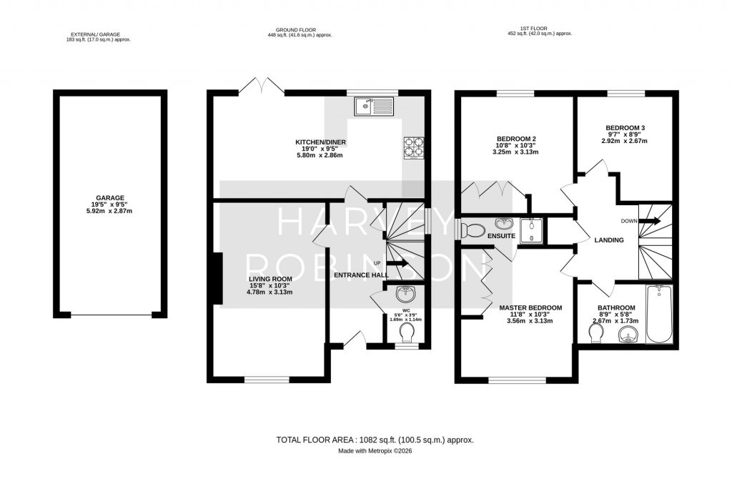Floorplans For Segrave Drive, Alconbury Weald, PE28