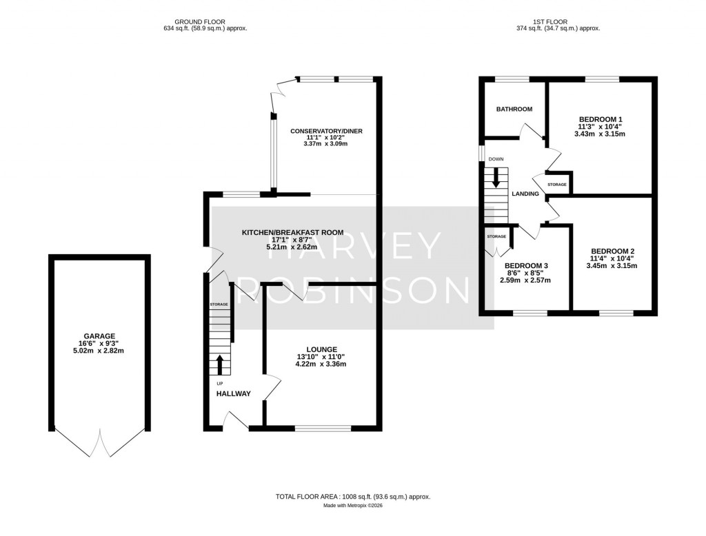 Floorplans For Ramsey Road, St. Ives, PE27
