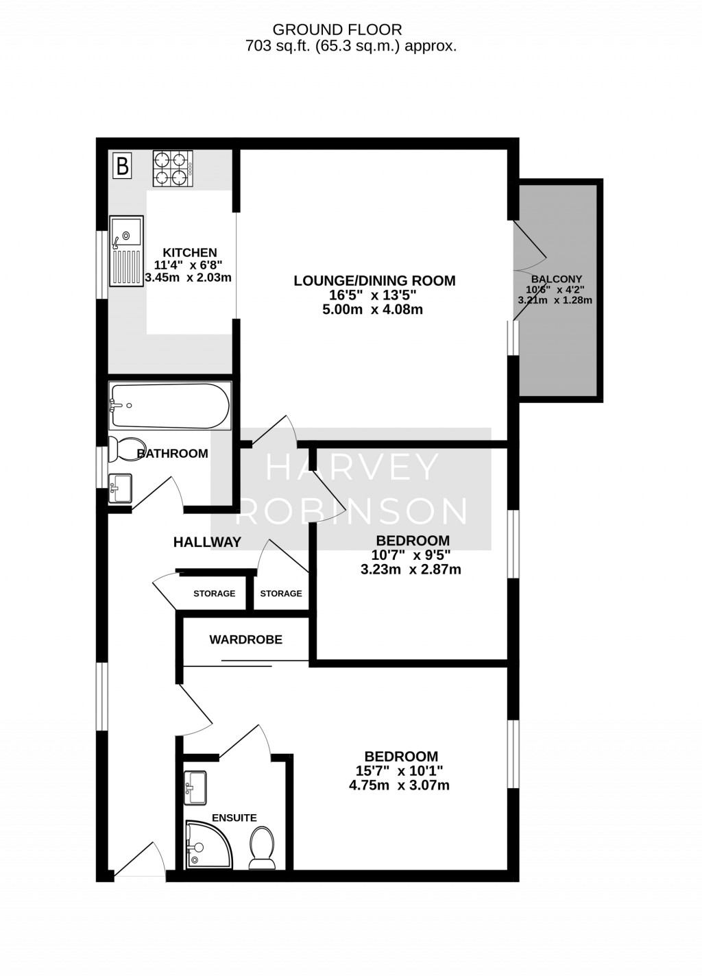 Floorplans For Venus Avenue, Biggleswade, SG18